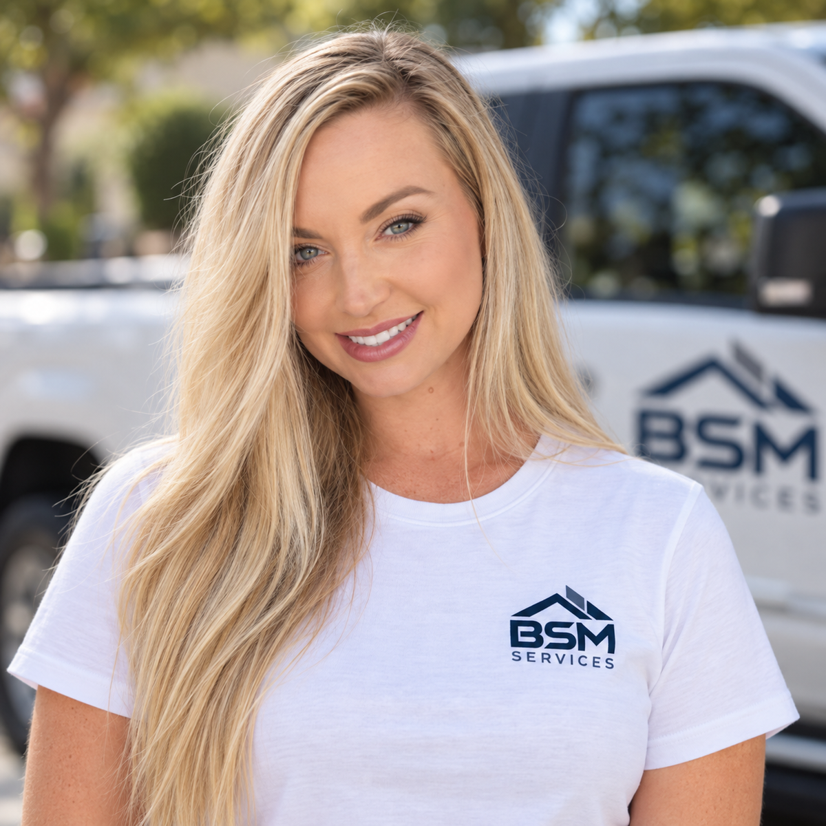 Ashley Mundy, co-owner of BSM Services & Roofing